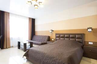 Апартаменты Luxury Studios on Nauki Avenue Харьков Номер-студио с кроватью размера "king-size" и диван-кроватью-8